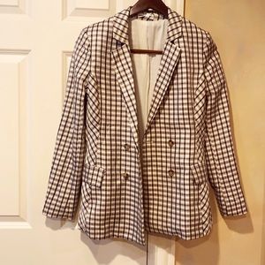 Express Plad Blazer - Negin Mirsalehi